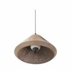 Faro - Saigon Lampe Suspension Grise/Marron T70 Cone Cap E27 50/60Hz 15W IP65 classe II