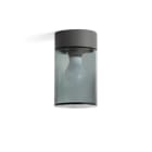 Faro - KILA Plafonnier en gris foncé fumé E27 50/60Hz 15W IP 65classe I 100V-240V