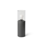 Faro - KILA Lampe balise gris foncé H400 transparent E27 50/60Hz 15W IP65 classe I 100V