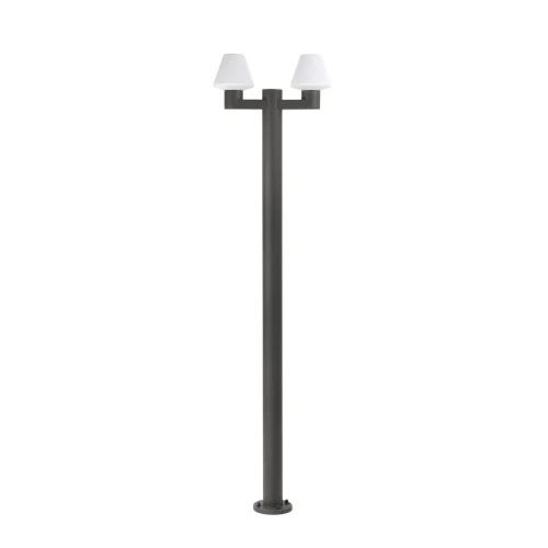 Faro - Mistu Lampadaire  Extérieure Gris Foncé 2Xe27 E27 50/60Hz 15WIP 44 classe I 100V