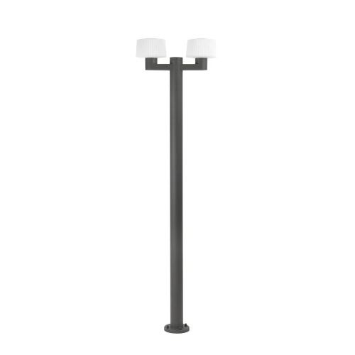 Faro - Muffin Lampadaire  Extérieure Gris Foncé 2Xe27 E27 50/60Hz 15WIP 44 classe I 100
