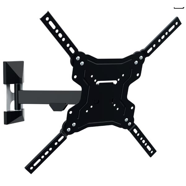 FINDIS Sud Est - SUPPORT MURAL 1 BRAS INCLINABLE, ORIENTABLE AVEC DEPORT - VESA 400