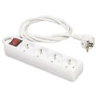FINDIS Sud Est - BLOC 4 x (2 P + T) - 3 x 1mm² - 3680W + INTER - 1m