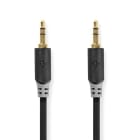 FINDIS Sud Est - Câble audio stéréo 3.5 mm Mâle | 3.5 mm Mâle | Plaqué or | 10.0 m | Ron