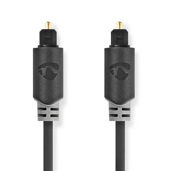 FINDIS Sud Est - Câble audio optique | TosLink Male | TosLink Male | 1.00 m | Rond | PVC