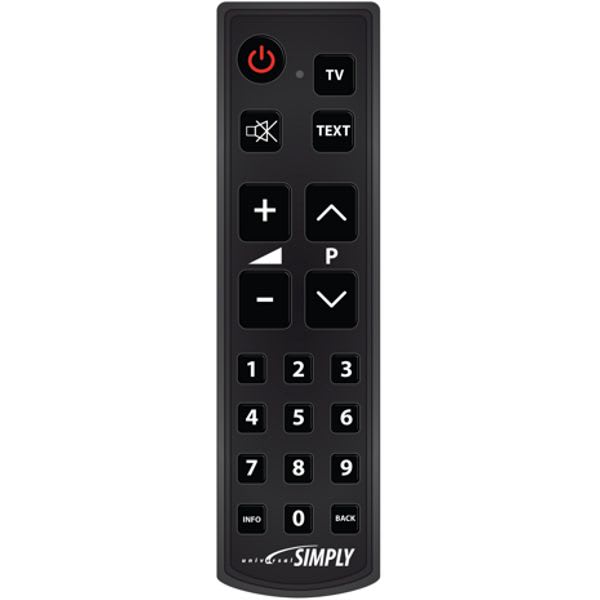 FINDIS Sud Est - Télécommande SIMPLY pour TV programmation par code (grosses touches)