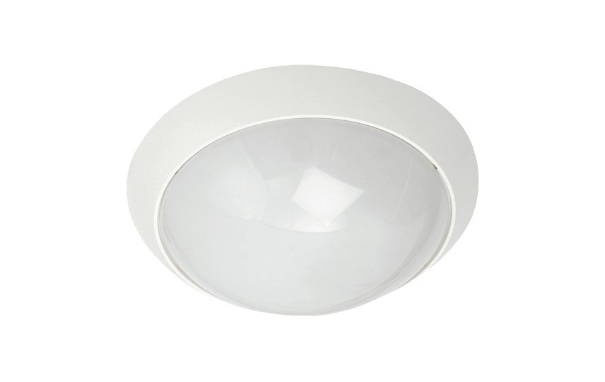SG Lighting - Econ Midi alu hublot 2xE27 avec vis anti-vandales blanc