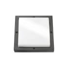 SG Lighting - Bassi hublot carré graphite E27 classe I IP65