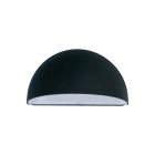 SG Lighting - Duett semi-applique décorative noir E27 classe I IP65