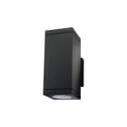 SG Lighting - Echo applique murale cubique noir 2xGU10 classe II IP54