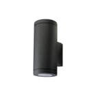 SG Lighting - Metro applique cylindrique noir 2xGU10 classe II IP65