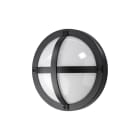 SG Lighting - Solo hublot extérieur noir E27 classe I IP44