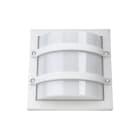 SG Lighting - Largo hublot carré avec protection du diffuseur blanc E27 classe I IP65