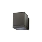 SG Lighting - Echo applique murale cubique graphite LED 6,2W GU10 3000K classe II IP54