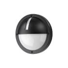 SG Lighting - Uno 1100 hublot avec casquette noir LED 3000K détecteur Twilight classe II IP65