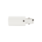 SG Lighting - Shopline embout alimentation gauche rail 3 allumages blanc IP20