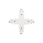 SG Lighting - Shopline connecteur en X rail 3 allumages blanc IP20