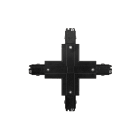 SG Lighting - Shopline connecteur en X rail 3 allumages noir IP20