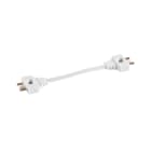 SG Lighting - Slimline Pro accessoire : connecteur flexible de 50mm blanc