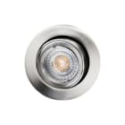SG Lighting - Jupiter downlight acier brossé 455lm 3000K Ra>80 coupure de phase descendante