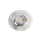 SG Lighting - Polar downlight BBC RT2012 acier brossé 455lm 3000K Ra>80 coupure de phase IP65