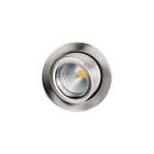 SG Lighting - Junistar Exclusive downlight acier brossé 780lm 4000K Ra 98 coupure de phase