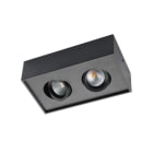 SG Lighting - Cube Lux downlight noir DimToWarm 970lm 2000-2800K Ra>95 coupure de phase