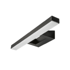 SG Lighting - View 460 applique de salle de bains noir 680lm 2700K Ra>90 coupure de phase