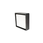 SG Lighting - Frame Square hublot graphite + détecteur 630lm 3000K Ra>80 non dimmable