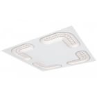 SG Lighting - Molior Corner luminaire encastré 4 corners 592x592 blanc 3950lm 3000K Ra>80
