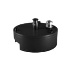 SG Lighting - Wax noir boîtier mural en aluminium et visserie