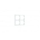 SG Lighting - Cadre de finition en polycarbonate blanc 2X2 vendu par pack de 12