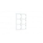 SG Lighting - Cadre de finition en polycarbonate blanc 2X3 vendu par pack de 12