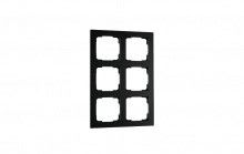 SG Lighting - Cadre de finition en polycarbonate noir 2X3 vendu par pack de 12