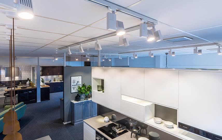 SG Lighting - Shopline connecteur rotule 3 allumages blanc