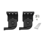 SG Lighting - Lineal 80 kit de 2 étriers de fixation murale noir