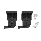 SG Lighting - Lineal 80 kit de 2 étriers de fixation murale  noir