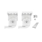 SG Lighting - Lineal 80 kit de 2 étriers de fixation murale blanc