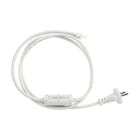 SG Lighting - Stripline 230V Outdoor câble d'1m50 blanc avec prise et fusible et connecteur