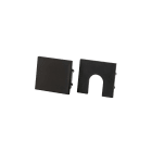SG Lighting - Stripline 230V Outdoor kit d'embout de finition unité de surface (PC) noir