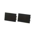 SG Lighting - Stripline kit de 2 embouts de finition unité de surface noir