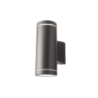 SG Lighting - Metro Deco applique cylindrique graphite LED 2x6,2W GU10 3000K classe II IP65