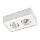 SG Lighting - Cube Lux downlight blanc 2x 1120lm 3000K Ra 98 coupure de phase descendante