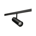 SG Lighting - Zip Tube Mini spot rail 1 allumage noir 880lm 2700K Ra 98 coupure de phase
