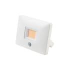 SG Lighting - Flom Maxi projecteur mural ou sol blanc 5400lm 3000K Ra>80 avec détecteur PIR
