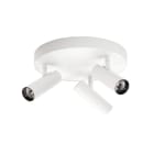SG Lighting - Tube Micro Trio plafonnier blanc 1020lm 2700K Ra 98 coupure de phase descendante