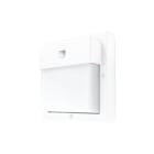 SG Lighting - Bassi hublot carré blanc E27 avec détecteur PIR (infrarouge) classe I IP44