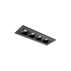 SG Lighting - Inspire R 150 downlight noir 490lm 4000K Ra 98 coupure de phase descendante