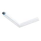 SG Lighting - Lineal recessed Corner module d'angle encastré blanc 1970lm 4000K Ra>80 DALI