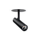 SG Lighting - Tube Micro R spot plafond noir DimToWarm 2000-2800K Ra>95 coupure de phase